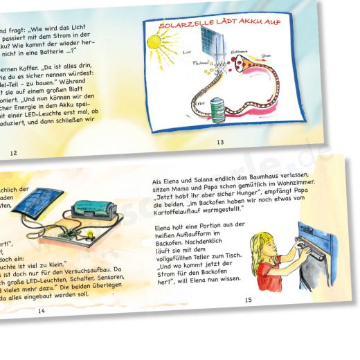 Dieses Kinderbuch leitet die Begeisterung für die E-Technik ins Handeln. Auch daher ist das Buch so wertvoll, wenn es von Firmen, Bildungseinrichtungen und Organisationen verteilt wird.